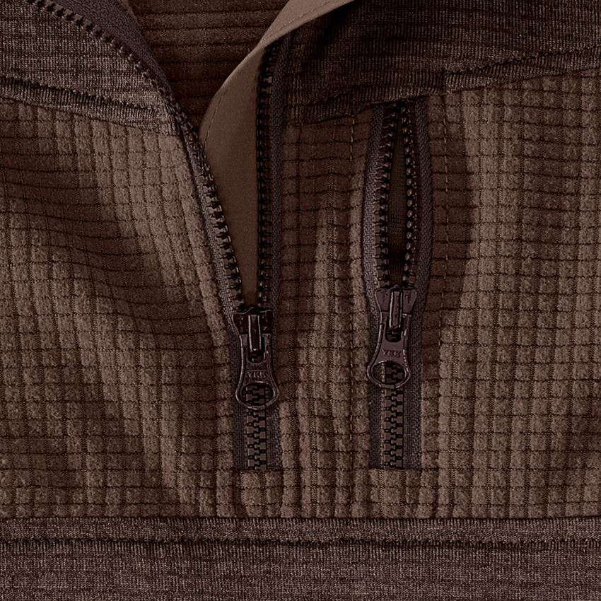 Hauts: Pull camionneur climacell e.s.dynashield, enfants + marron mélange 2