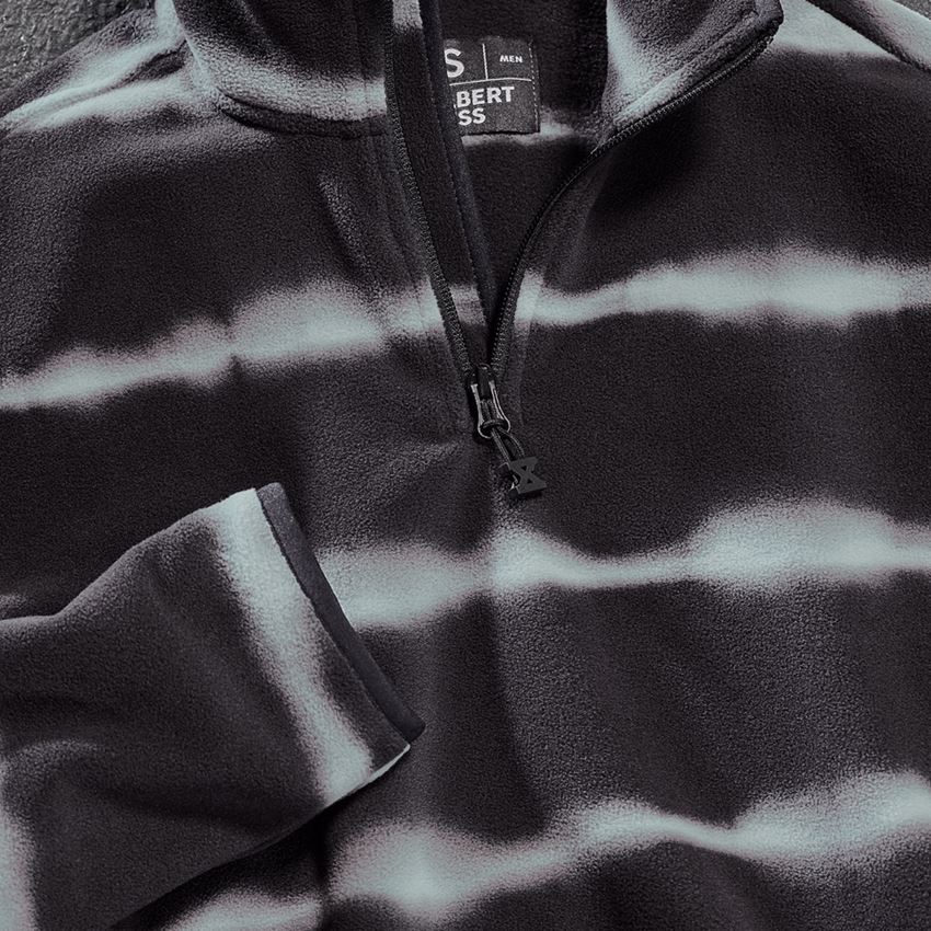 Themen: Fleece Troyer tie-dye e.s.motion ten + oxidschwarz/magnetgrau 2