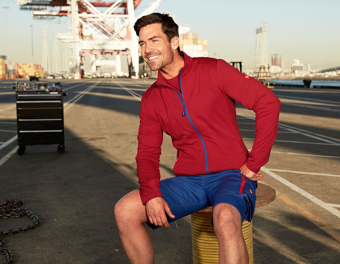 Topics: FIBERTWIN® clima-pro jacket e.s.motion 2020 + fiery red/royalblue 1