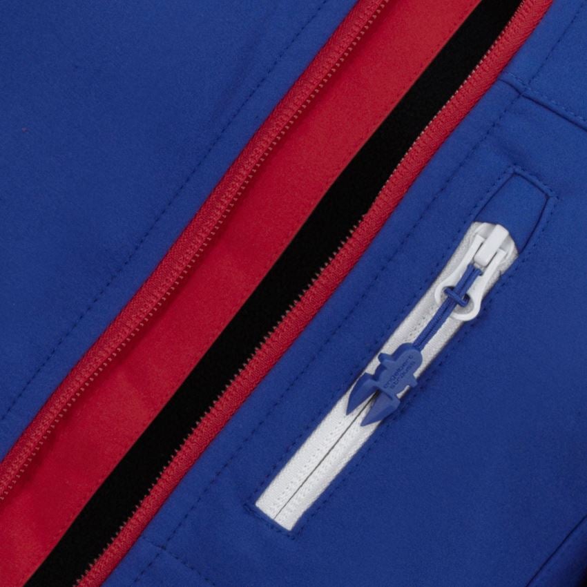 Jackets: Softshell jacket e.s.motion 2020, children's + royal/fiery red 2