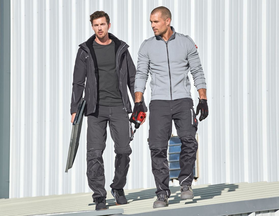 Work Jackets: 3 in 1 functional jacket e.s.motion 2020, men's + anthracite/platinum 2