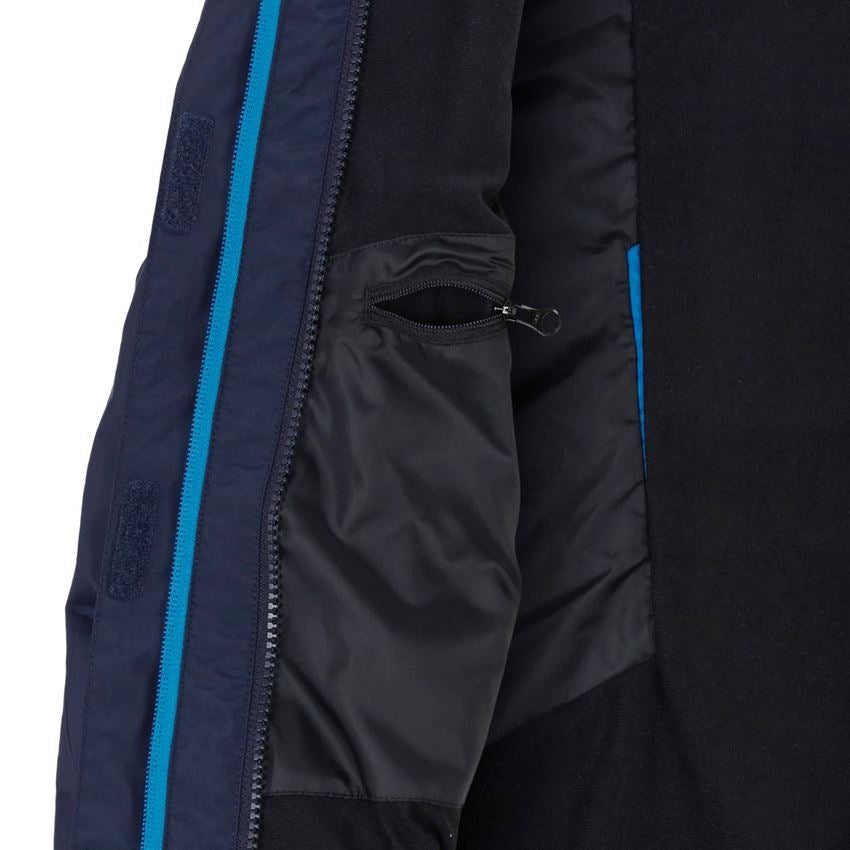 Vestes de travail: Veste de fonction 3 en 1 e.s.motion 2020,femmes + bleu foncé/atoll 2