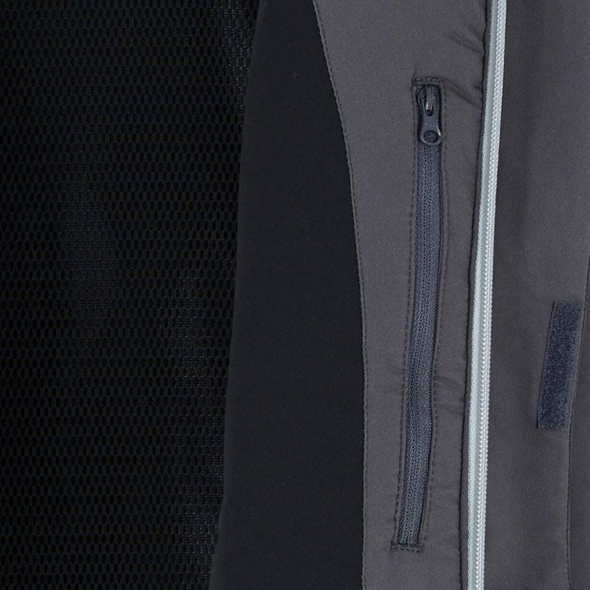 Kälte: Winter Softshelljacke e.s.motion 2020, Herren + anthrazit/platin 2