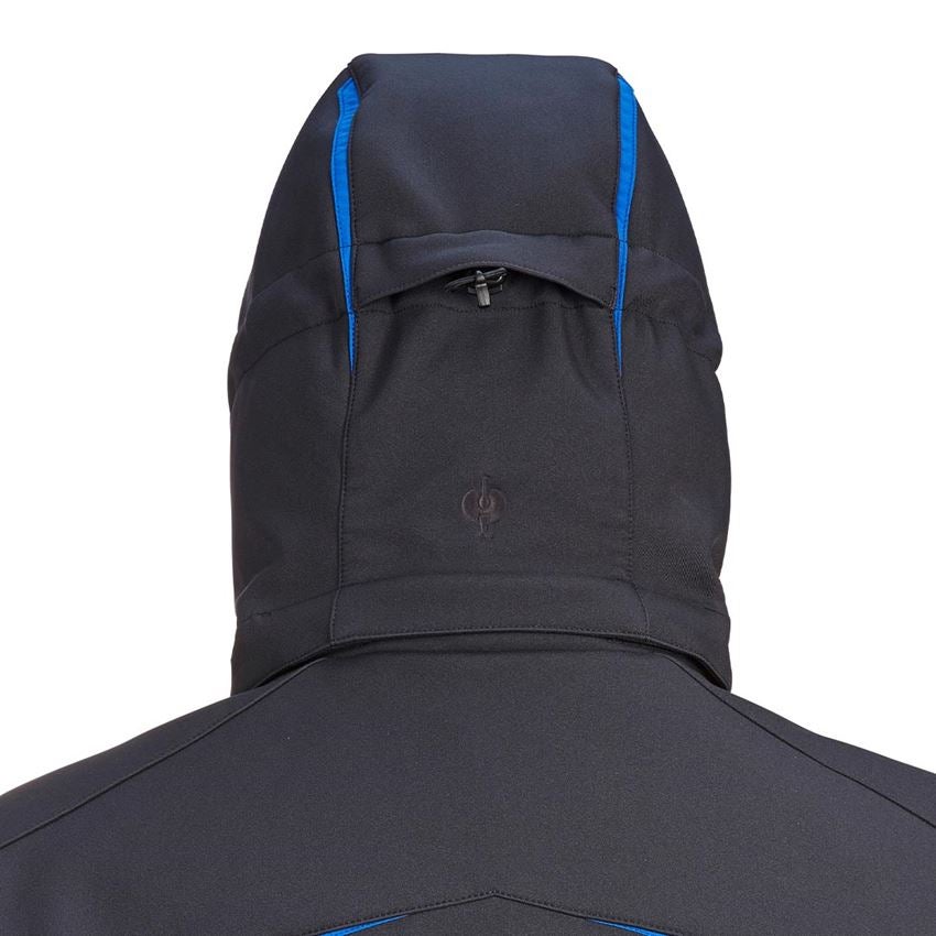 Vestes de travail: Veste softshell d'hiver e.s.motion 2020, femmes + graphite/bleu gentiane 2