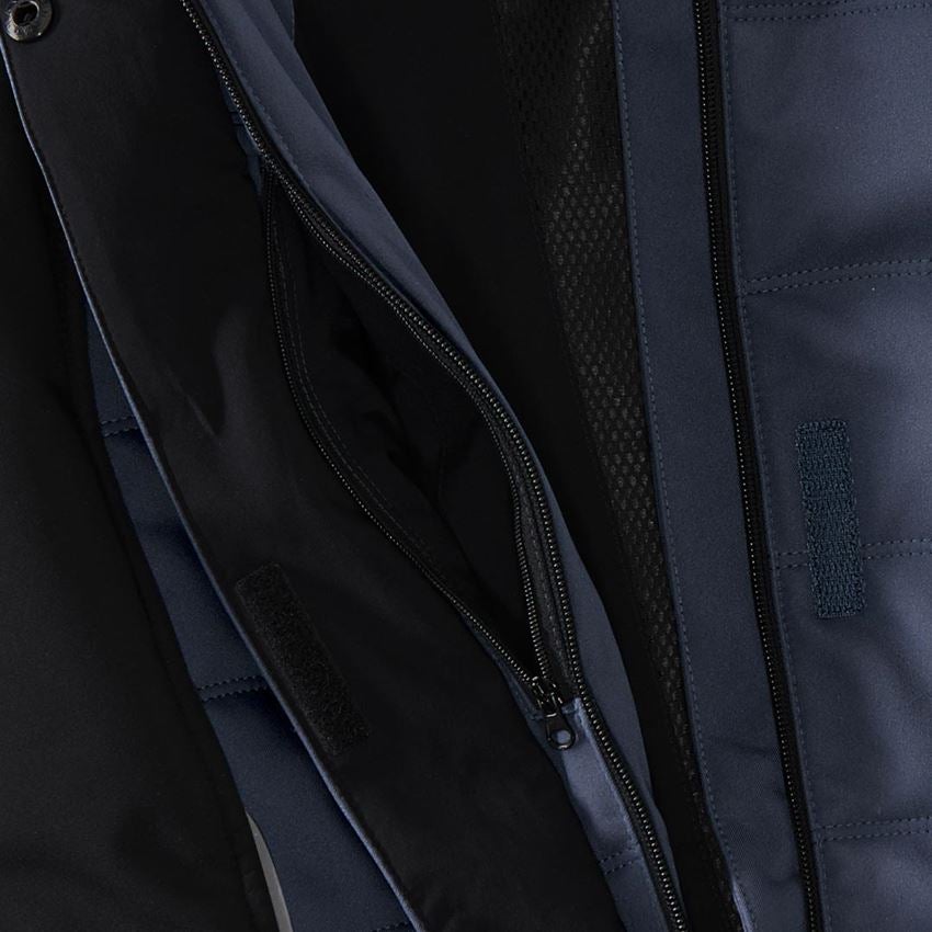 Work Jackets: Winter softshell jacket e.s.vision, ladies' + pacific/black 2