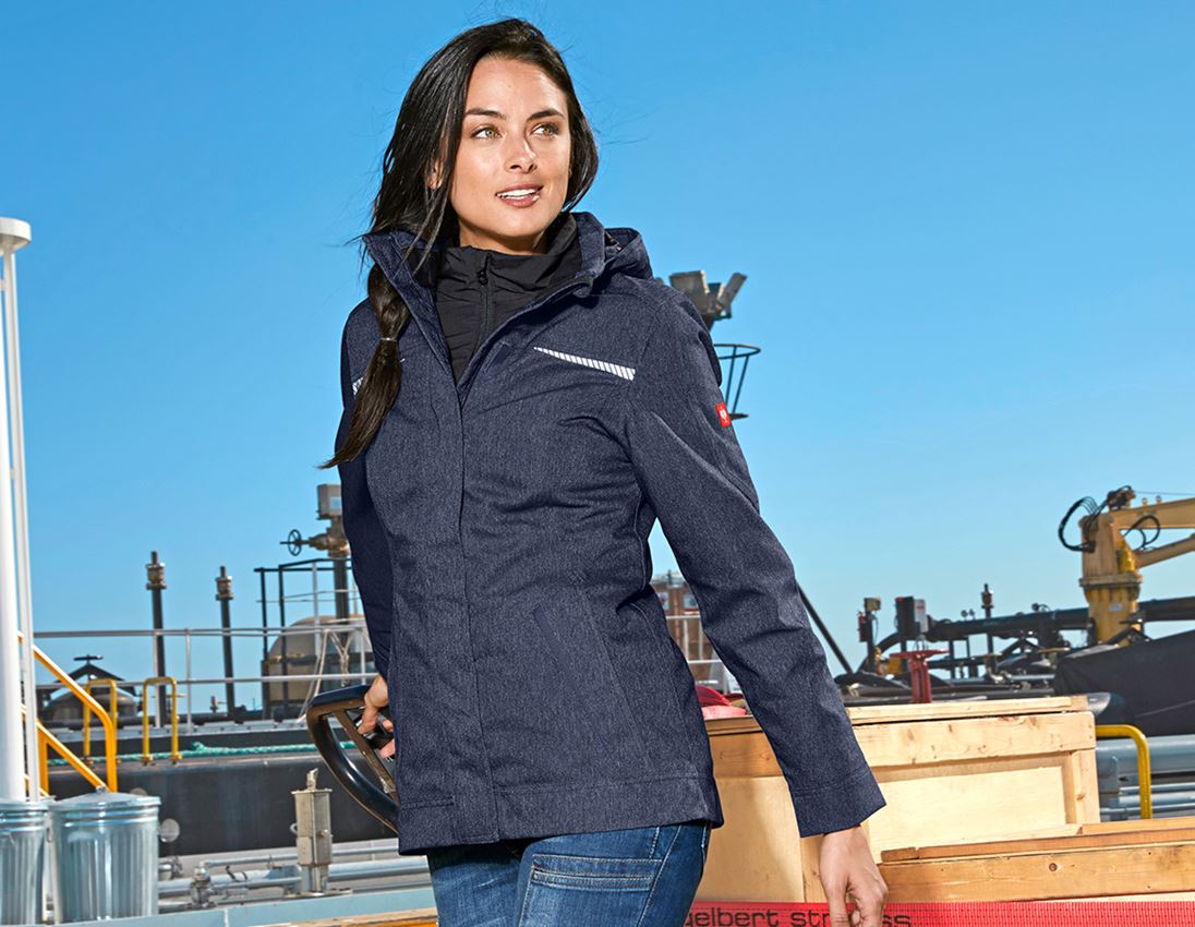 Work Jackets: Functional jacket e.s.motion denim, ladies' + indigo