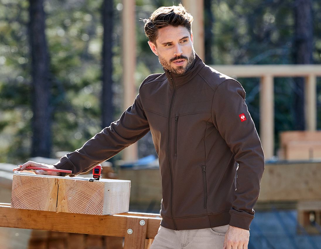 Work Jackets: Jacket shellloft e.s.dynashield + chestnut 1