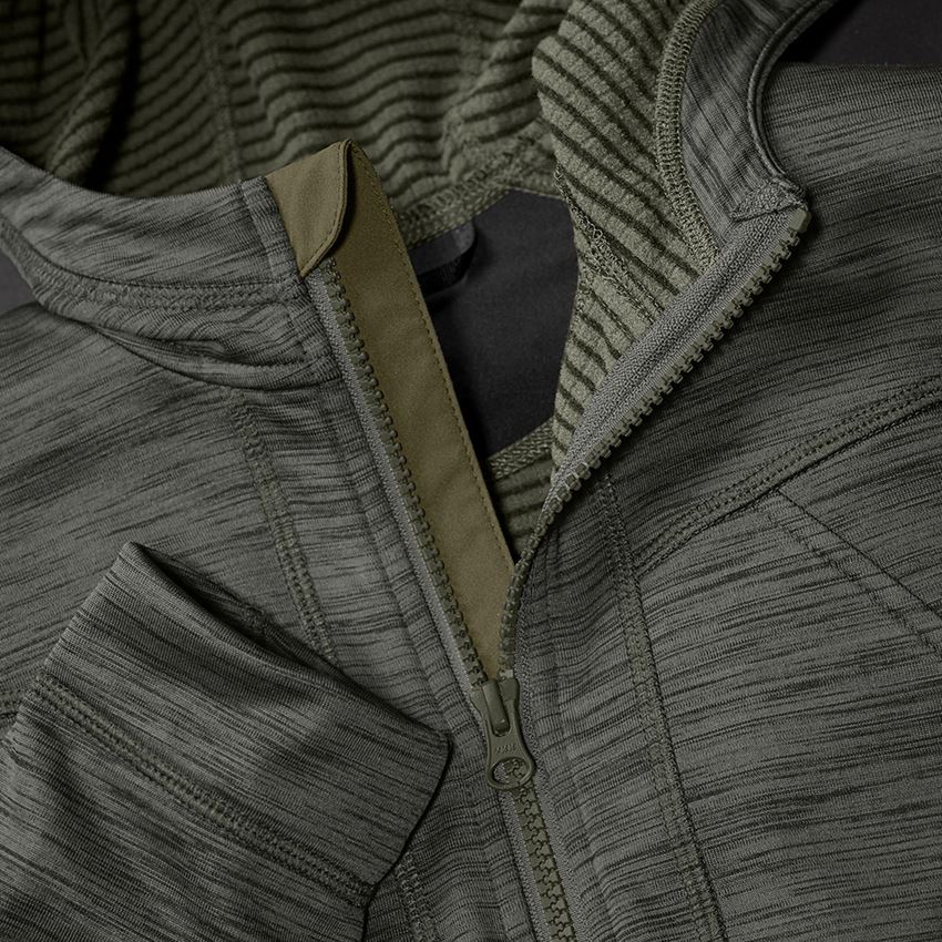 Jacken: Kapuzenjacke isocell e.s.dynashield, Damen + thymian melange 2