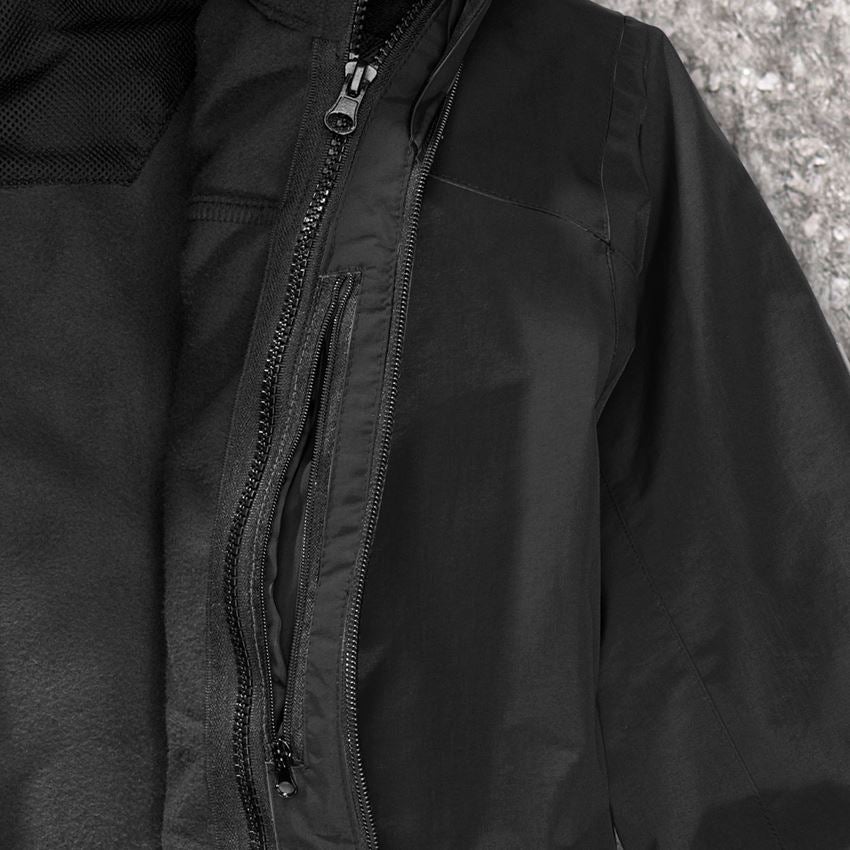 Work Jackets: e.s. 3 in 1 functional jacket, men + black 2