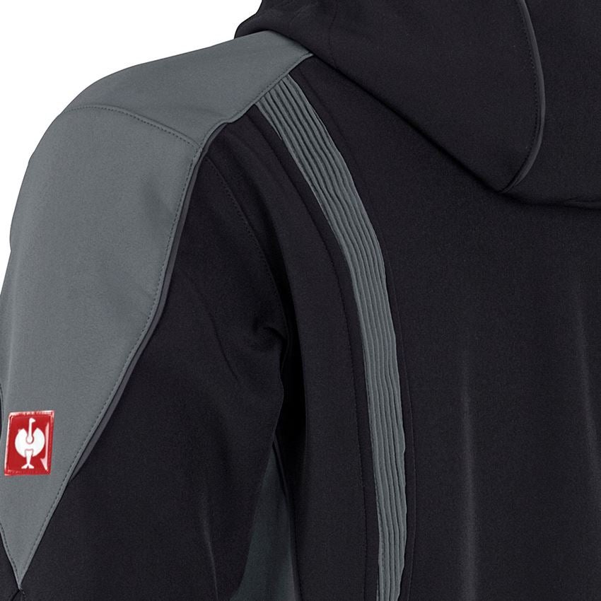 Gardening: Softshell jacket e.s.vision + black/cement 2
