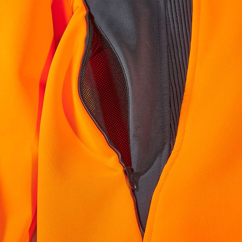 Work Jackets: Forestry jacket e.s.vision + high-vis orange/black 2
