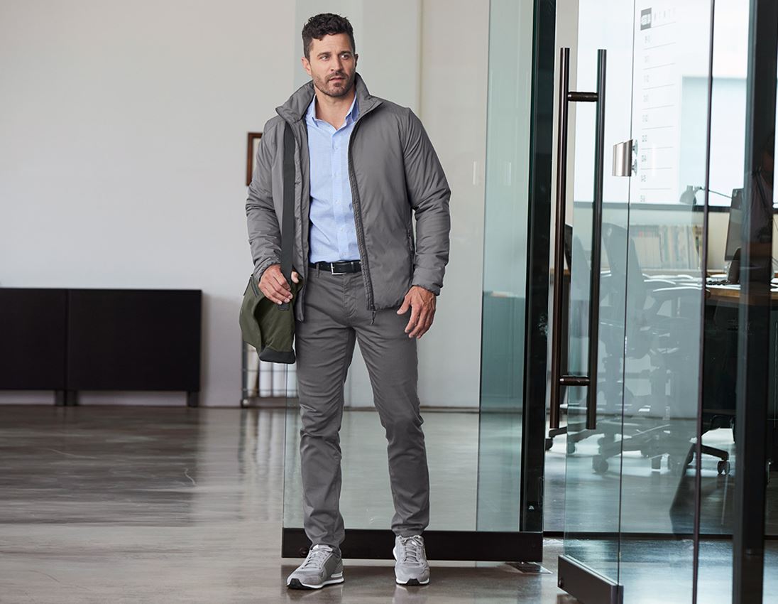 Jacken: e.s. Padded-Jacke CI + anthrazit 1