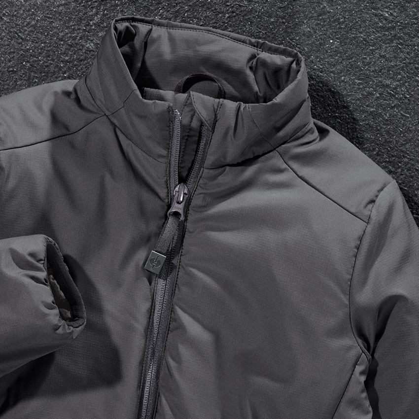 Jacken: e.s. Padded-Jacke CI, Kinder + anthrazit 2