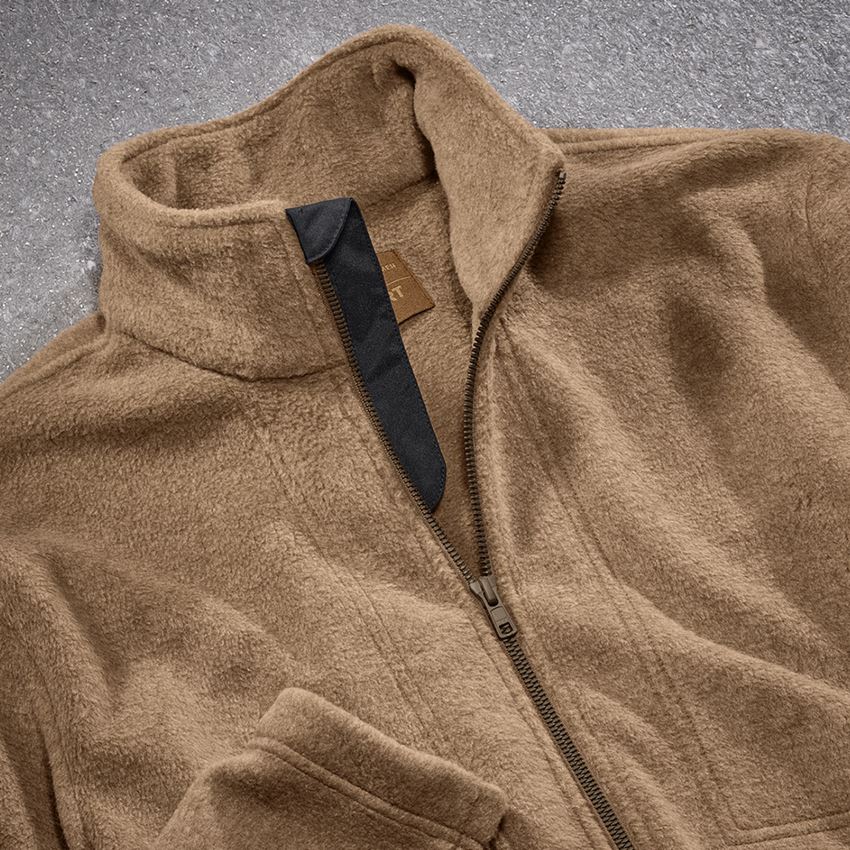 Jacken: Fleecejacke e.s.vintage + sepia melange 2