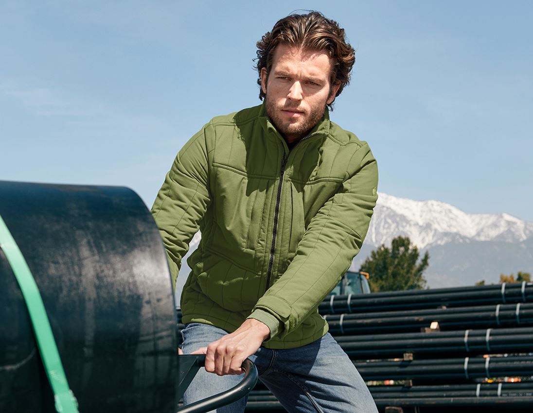 Vestes de travail: Veste de travail toute saison e.s.iconic + vert montagne 2