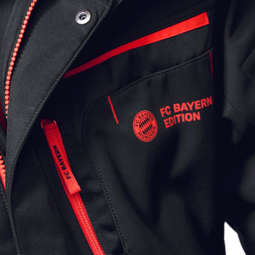 Kollaborationen: FCB Work Jacket + black/straussred 2
