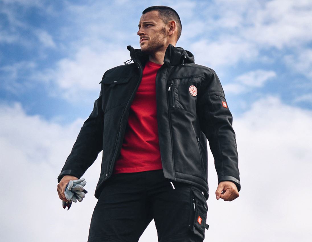 Work Jackets: Eintracht Work Jacket + black