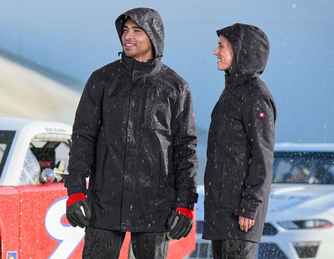 Work- & Safetywear: Rain Parka e.s.e:pic + black 2