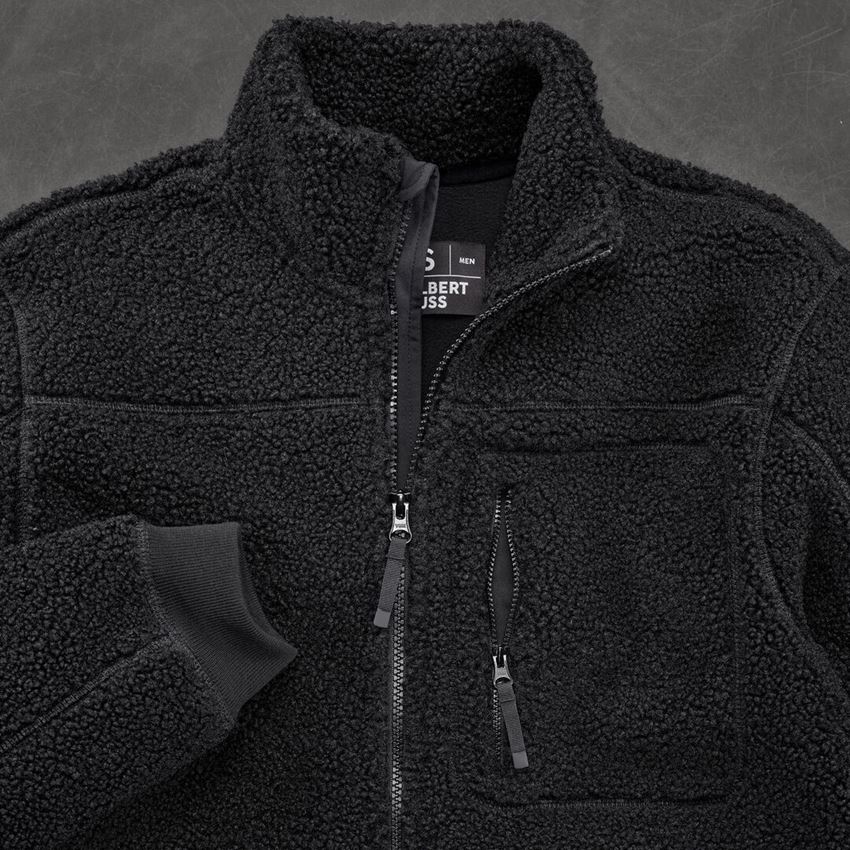 Work- & Safetywear: Faux fur jacket e.s.e:pic + black 2