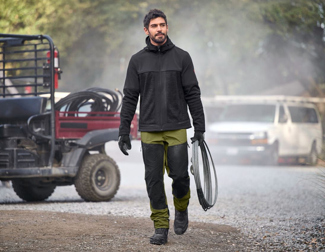 Vestes de travail: e.s. Veste hybride + noir 3