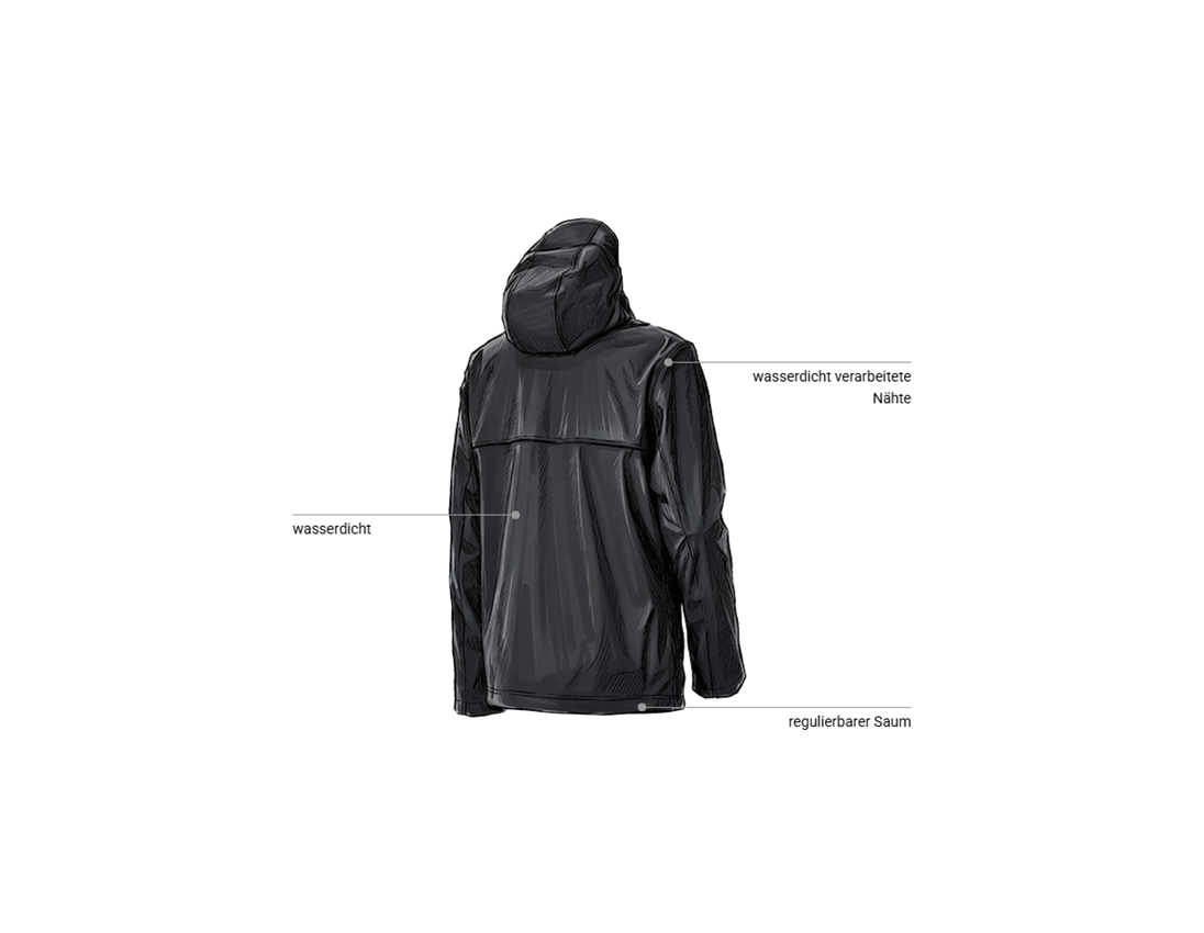 Bekleidung: 3 in 1 Funktionsjacke e.s.line.core + schwarz 2