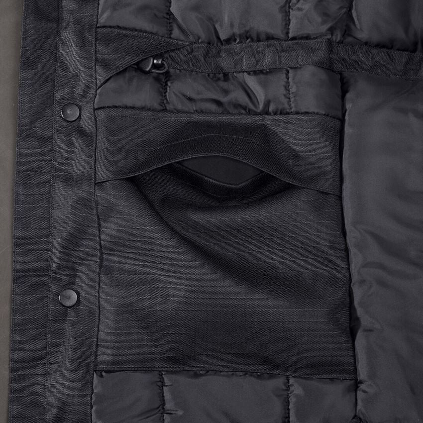 Work Jackets: Winter parka e.s.line.nordic + black 2