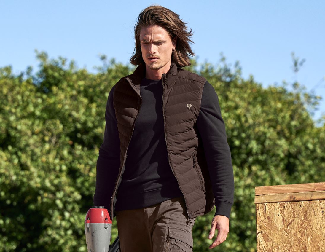 Topics: Bodywarmer e.s.motion ten + chestnut