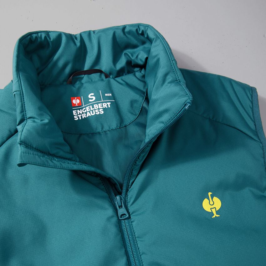 Work Body Warmer: Bodywarmer e.s.trail + emeraldgreen/chromeyellow 2