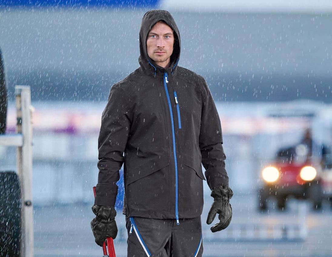 Work Jackets: 3 in 1 functional jacket e.s.ambition + graphite/gentianblue 2
