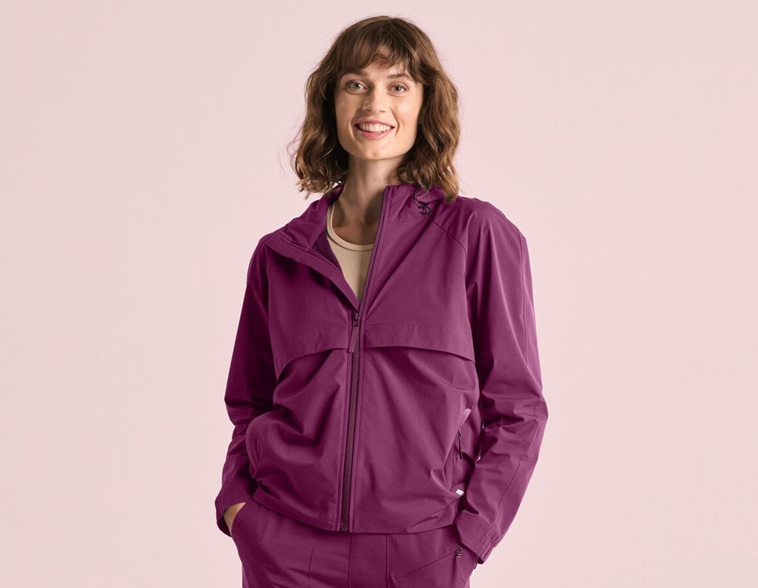 Vêtements: Veste de fonction e.s.avida, femmes + violet rouge