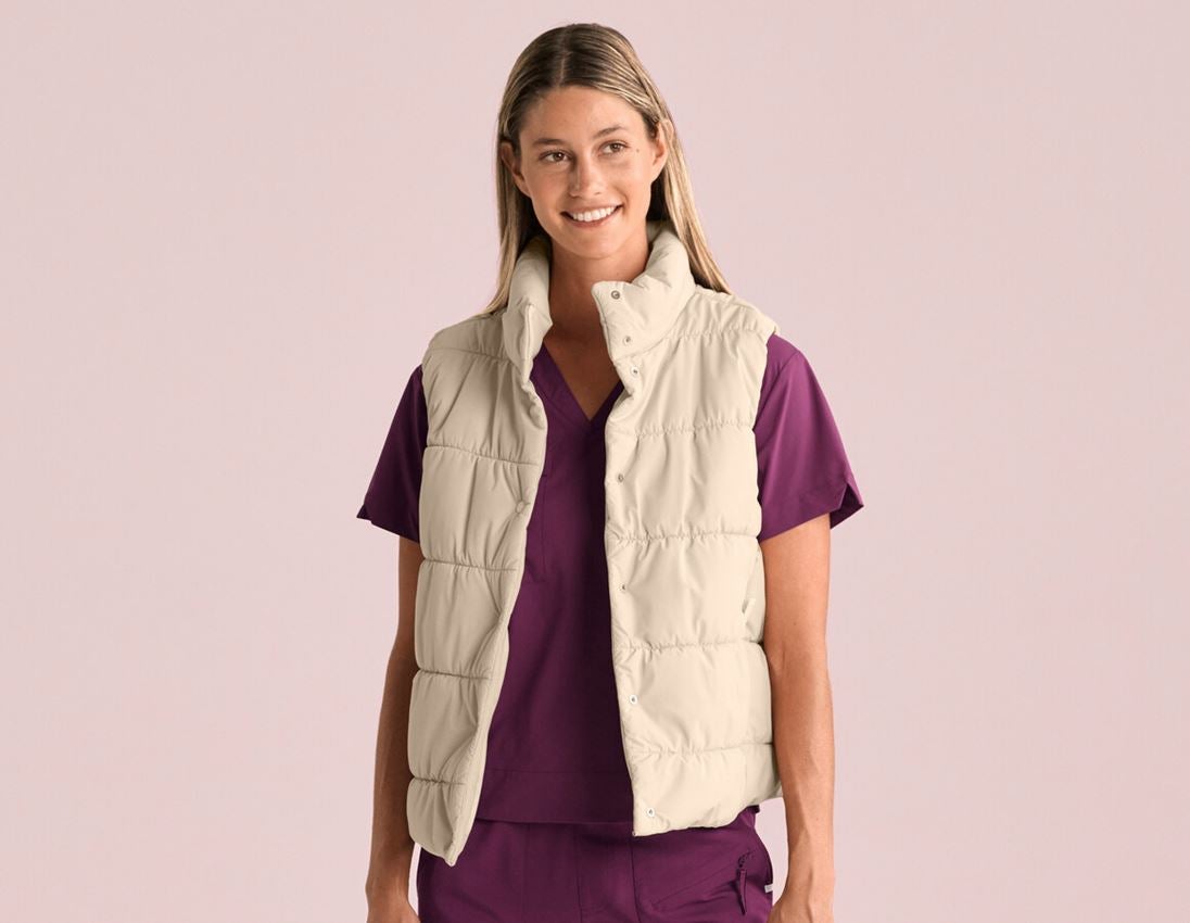 Gilets de travail: Gilet e.s.avida, femmes + beige jura