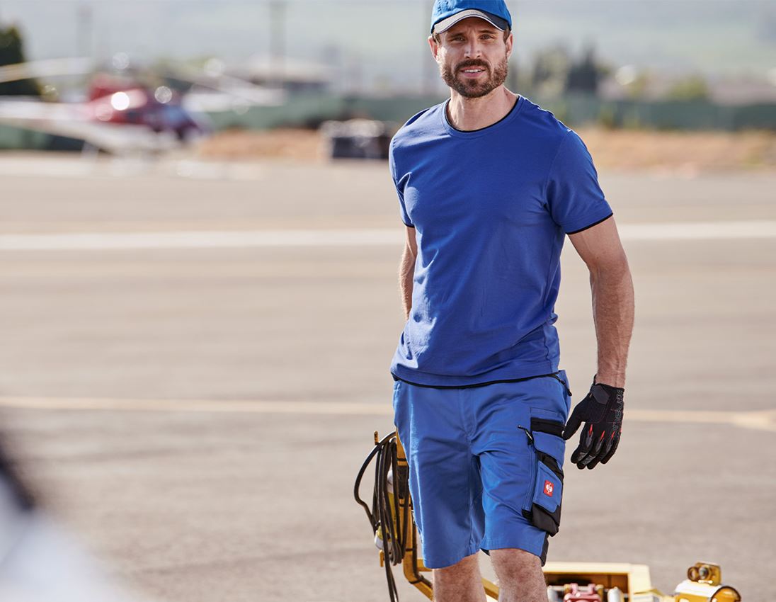 Work Trousers: Shorts e.s.motion + royal/black 1