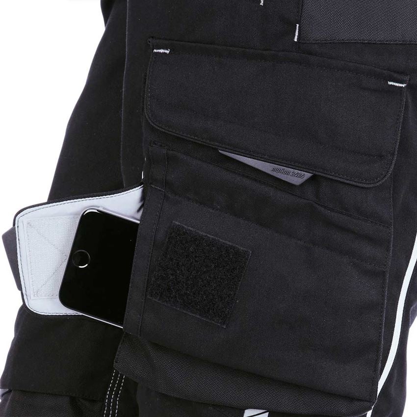 Kälte: Damenhose e.s.motion 2020 Winter + schwarz/platin 2