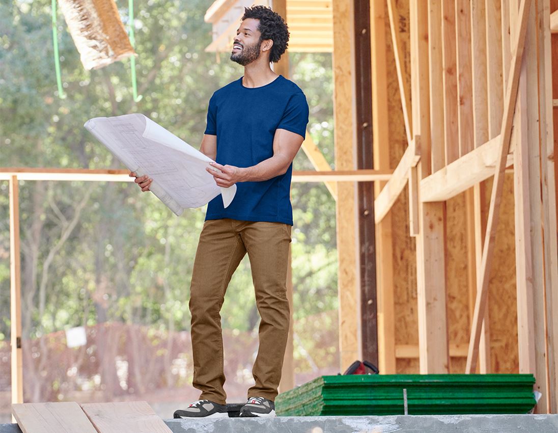 Work Trousers: 5-pocket Trousers e.s.vintage + sepia 1