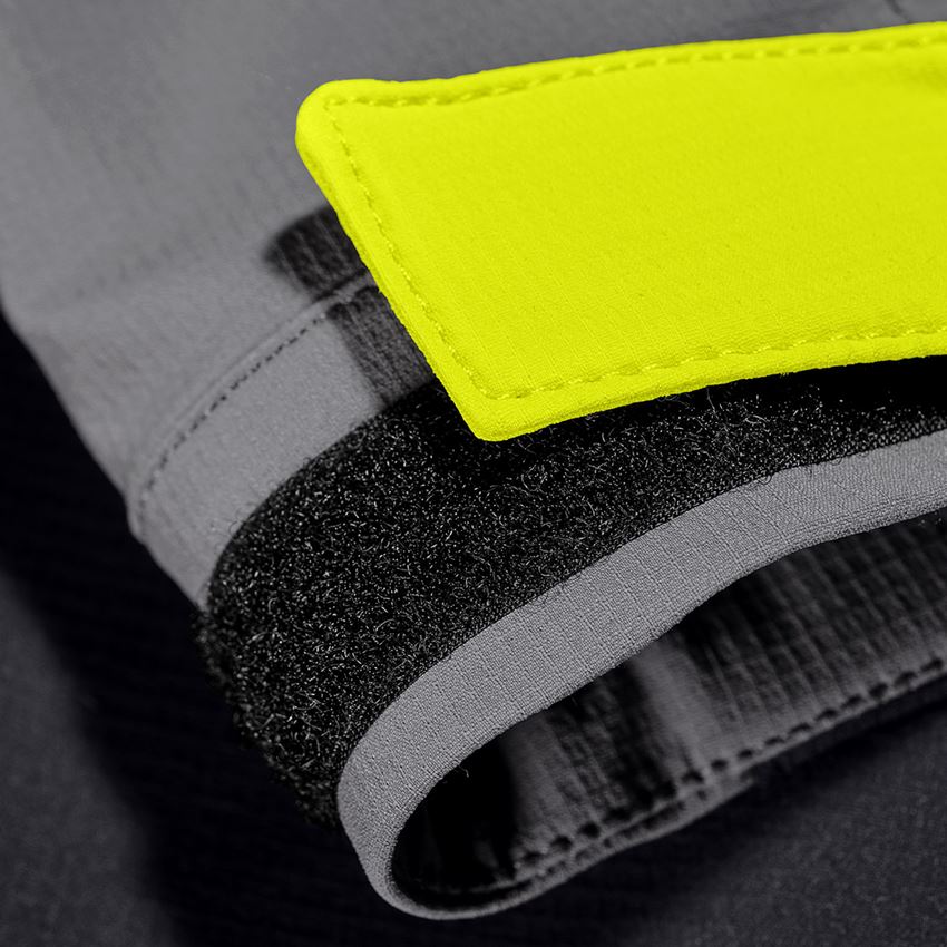 Work Trousers: Functional trousers e.s.trail + basaltgrey/acid yellow 2