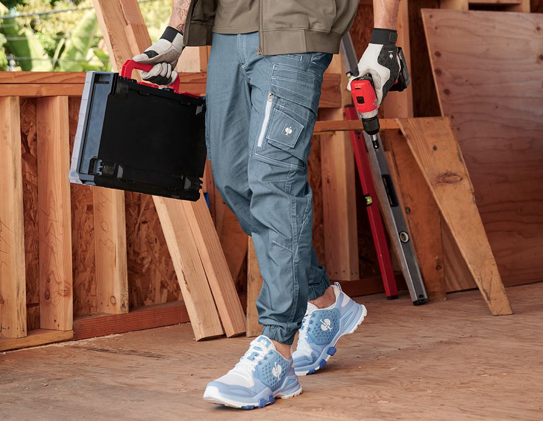 Thèmes: Pantalon Cargo e.s.motion ten d’été + bleu fumée