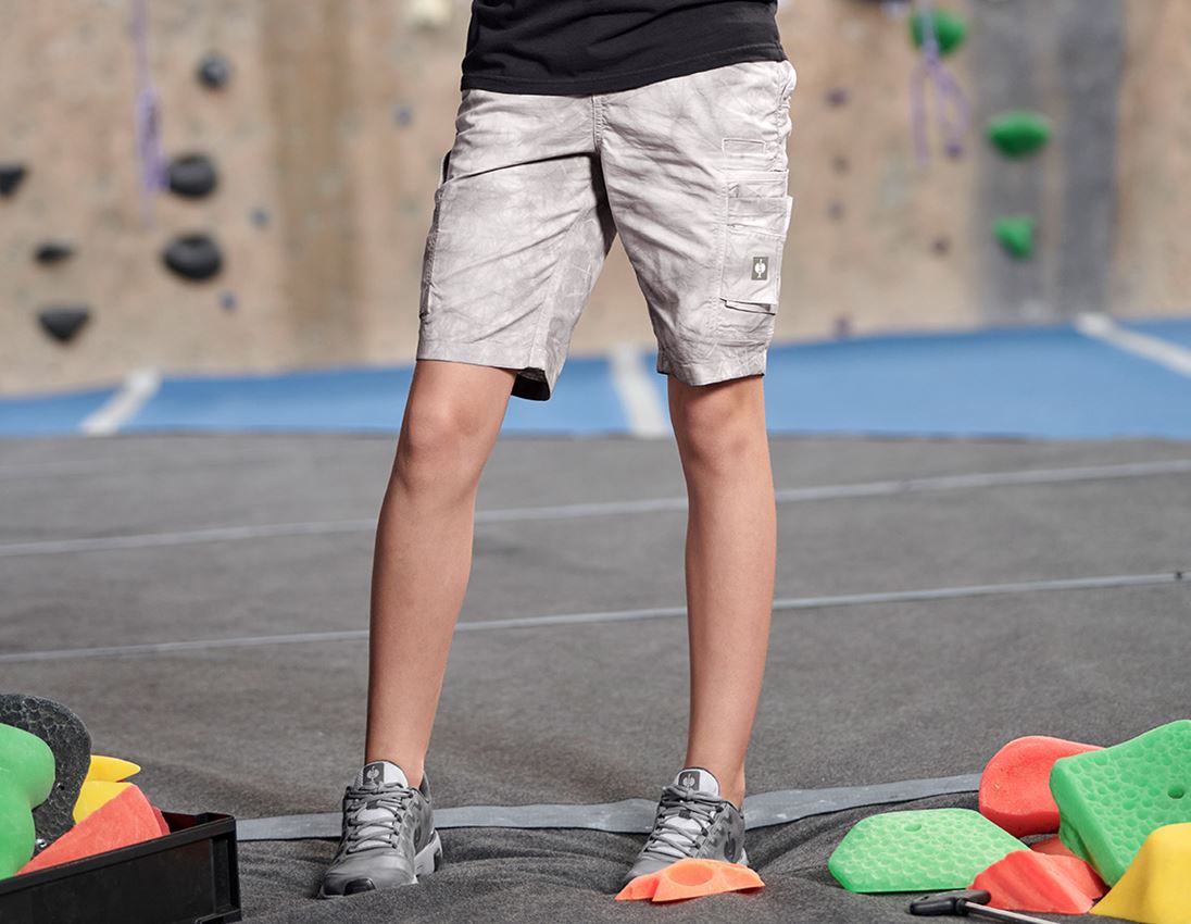 Shorts: Short cargo e.s.motion ten d’été, enfants + gris opale vintage