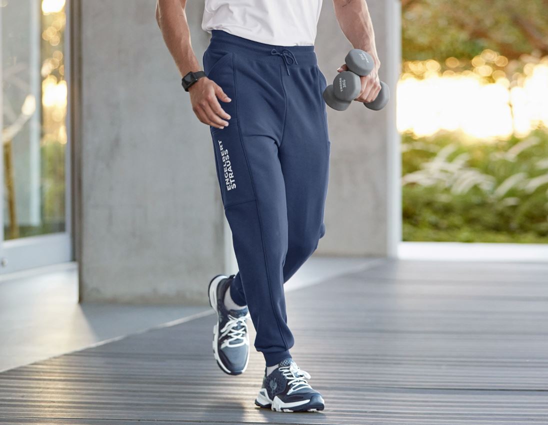 Accessoires: Sweat Pants light e.s.trail + tiefblau/weiß 3