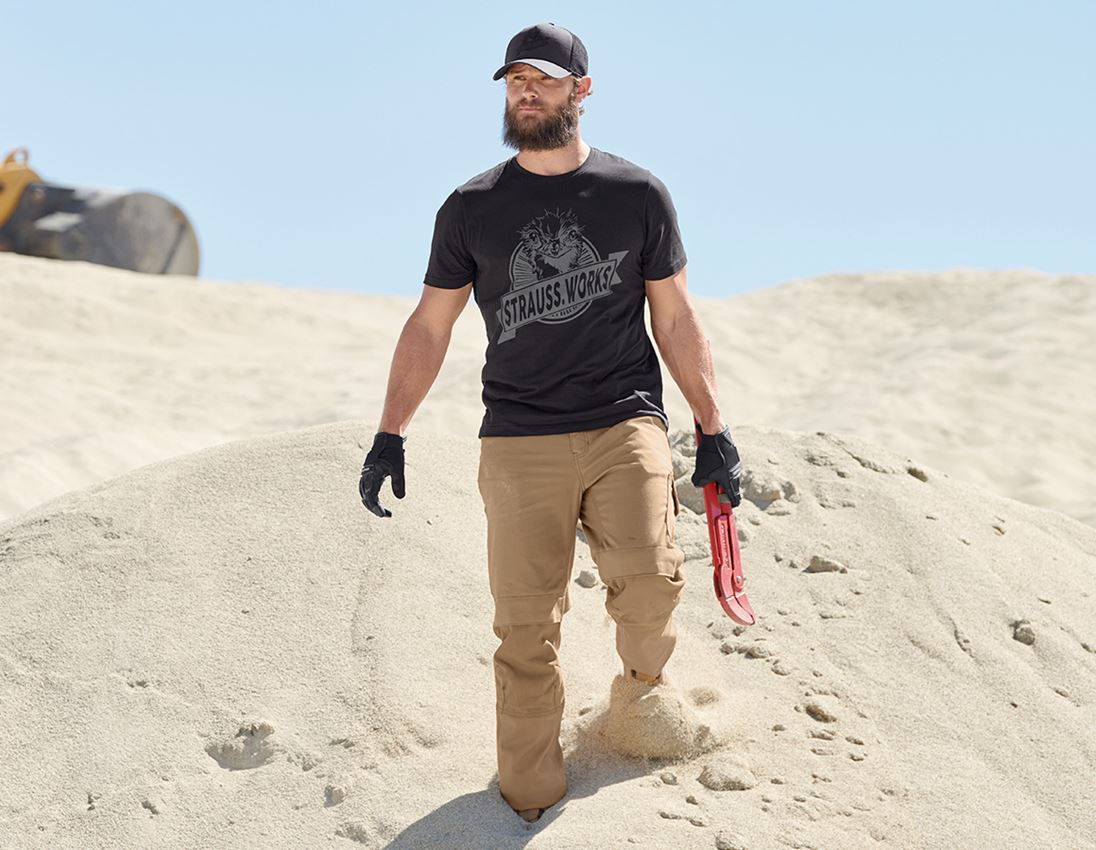 Work Trousers: Worker trousers e.s.iconic + almondbrown 4