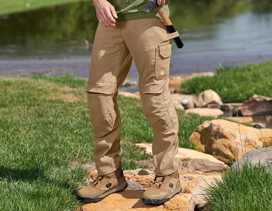 Work Trousers: Worker trousers e.s.iconic + almondbrown