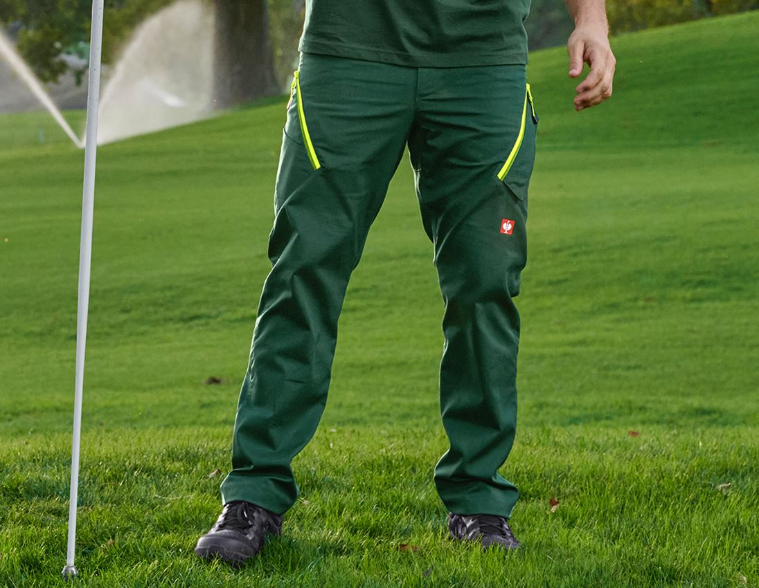 Hosen: Multipocket-Hose e.s.ambition + grün/warngelb 1