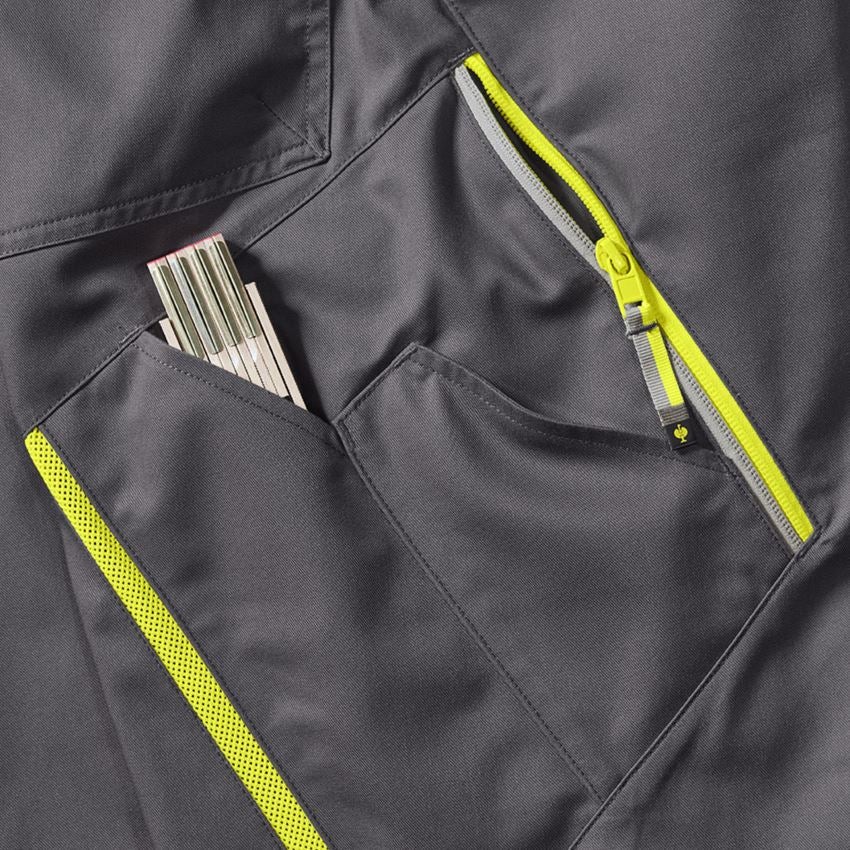 Themen: Multipocket-Hose e.s.ambition + anthrazit/warngelb 2