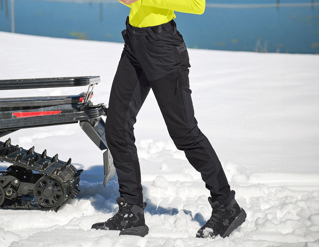 Hosen: Hybrid Funktionshose e.s.trail, Damen + schwarz 3