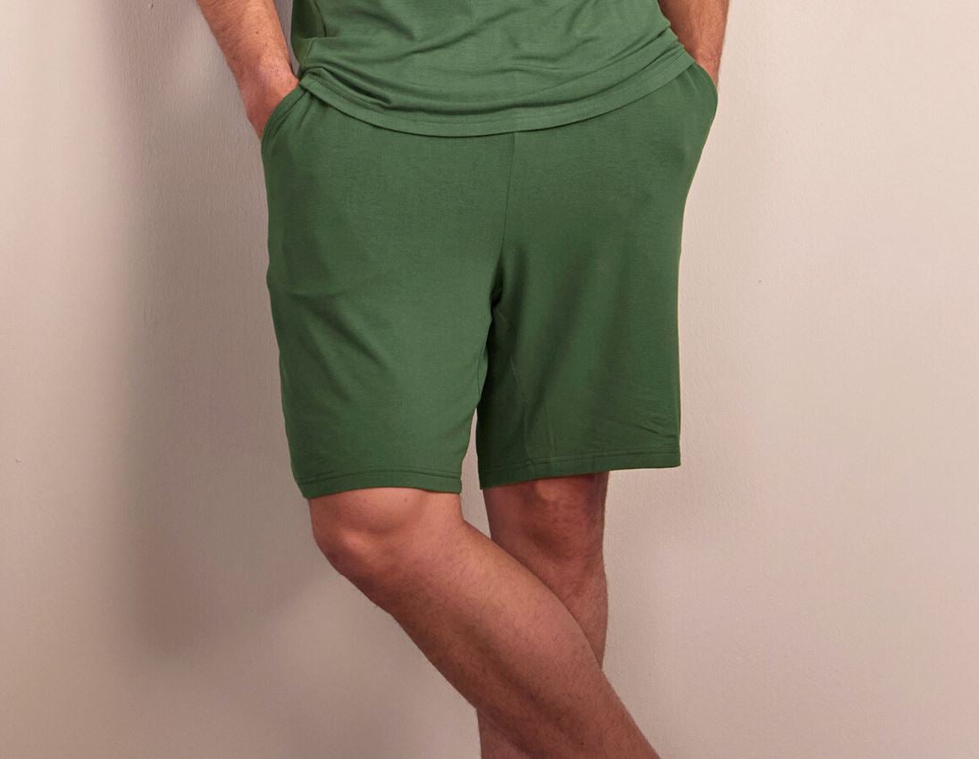 Accessoires: e.s. Short de pyjama modal + vert nordique