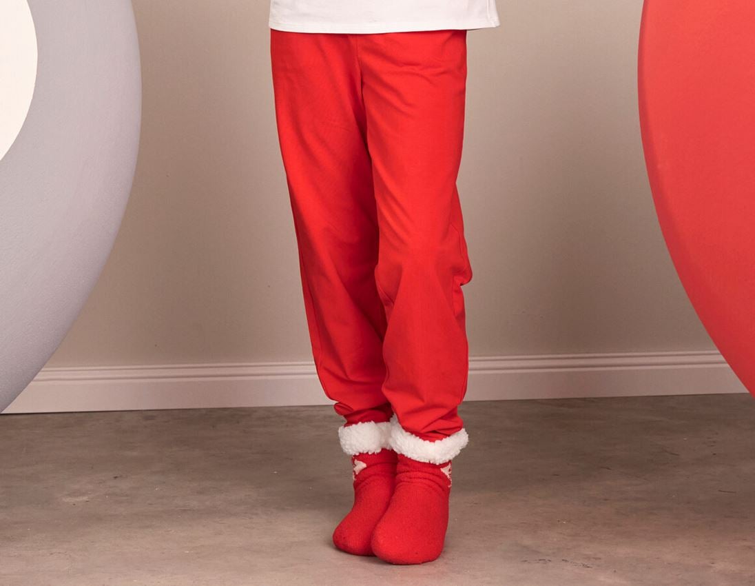 Small gifts: e.s. Pyjama trousers cotton stretch, children’s + straussred