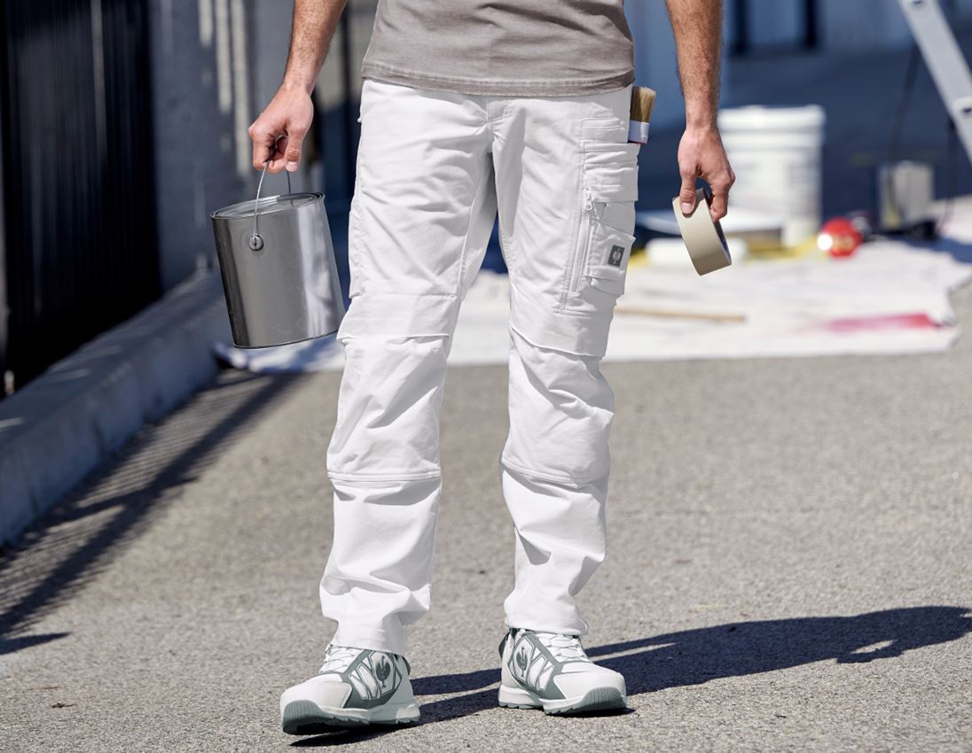 Work Trousers: SET: 2x Trousers e.s.motion ten + white