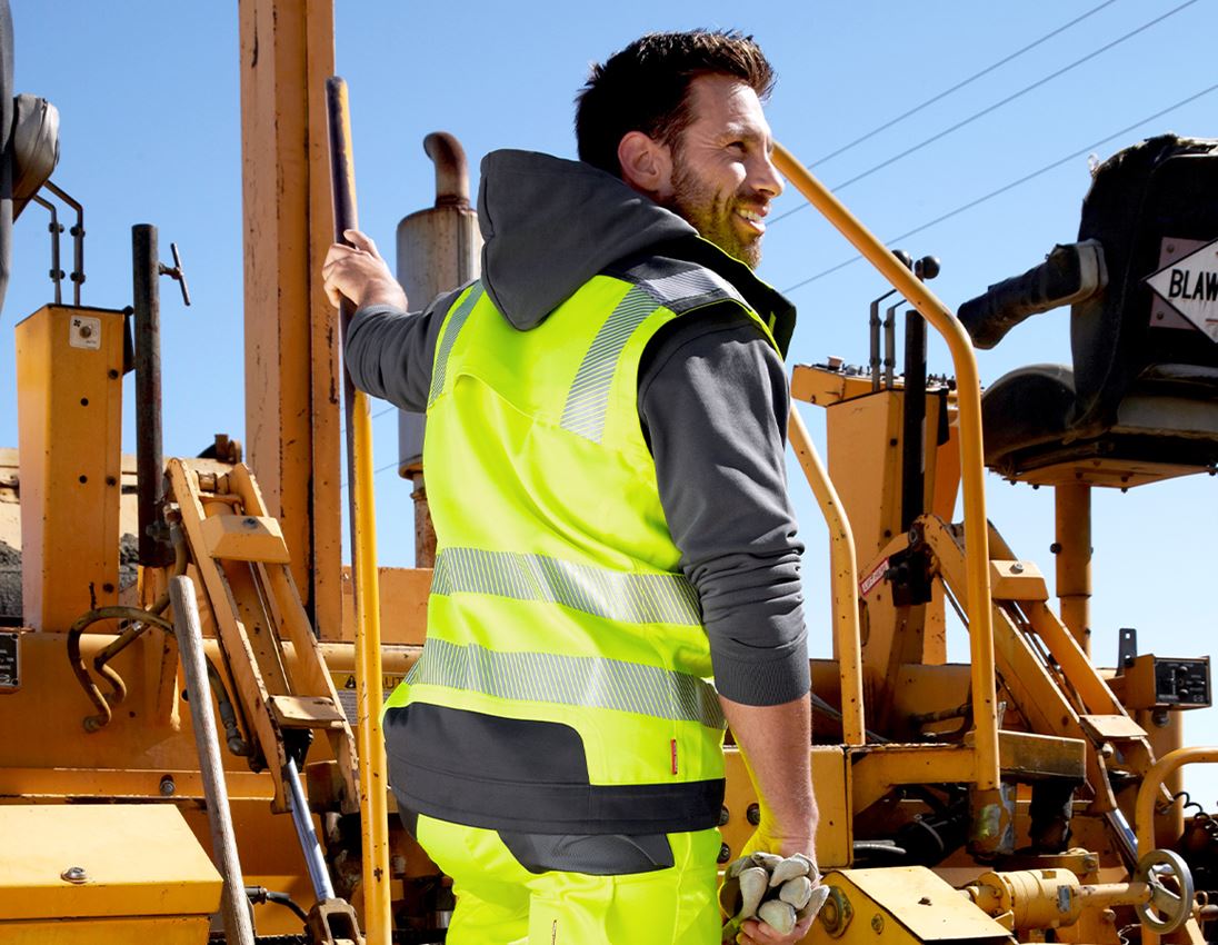 Gilets de travail: Gilet de signalisation e.s.motion + jaune fluo/anthracite 1