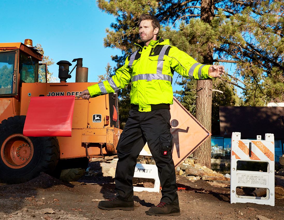 Vestes de travail: Blouson d’aviateur de signalisation e.s.image + jaune fluo 1