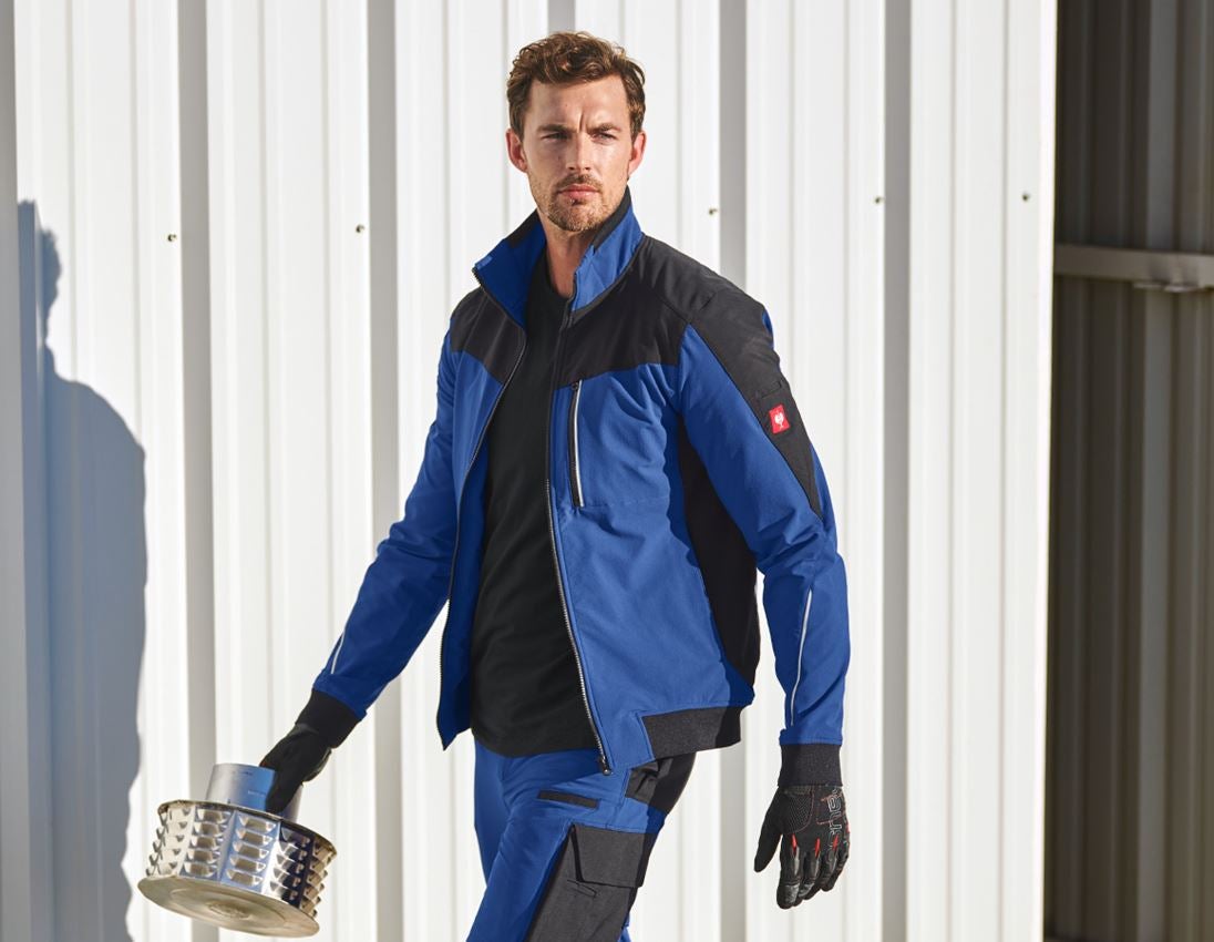 Work Jackets: Functional jacket e.s.dynashield + royalblue/black 1