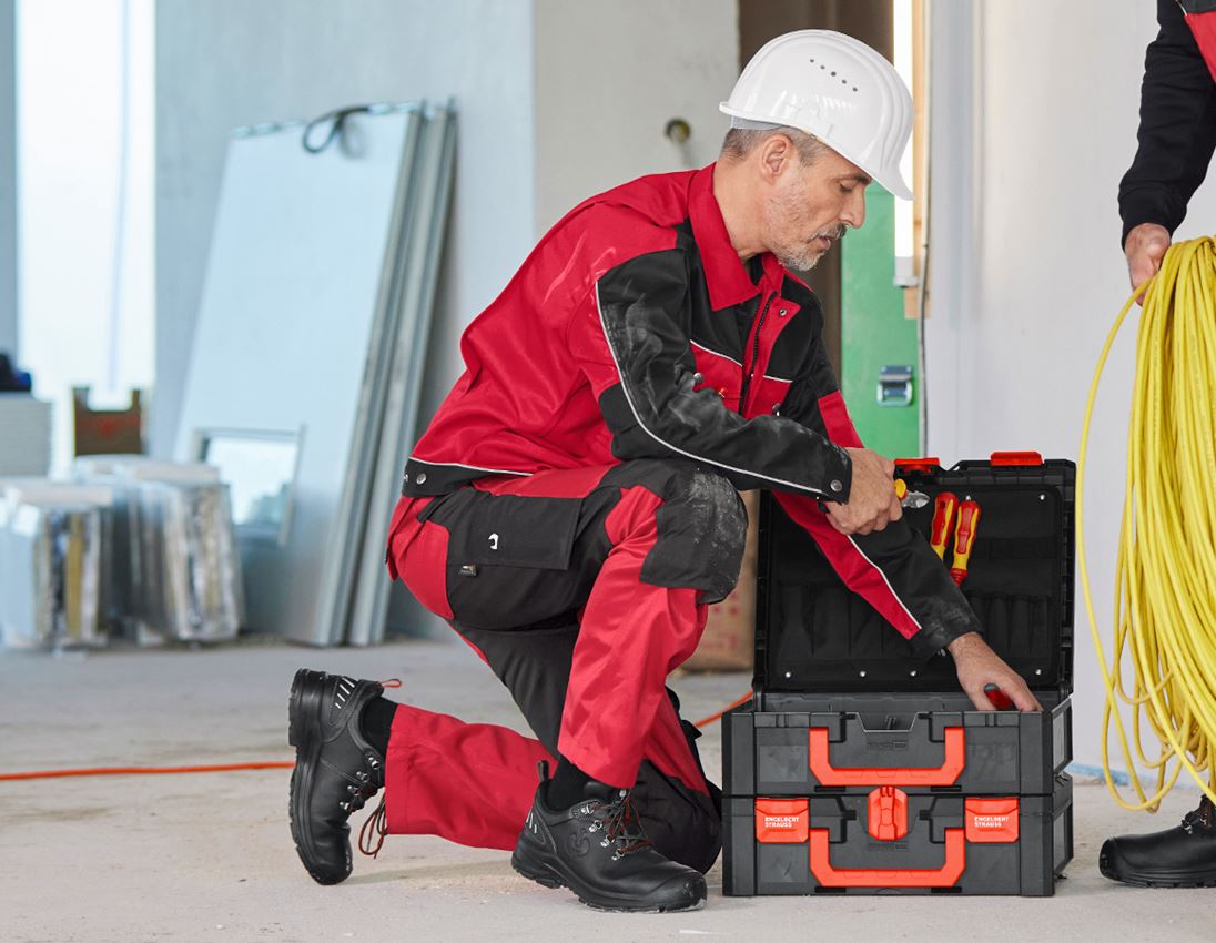 Work Jackets: Work jacket e.s.image + red/black 2